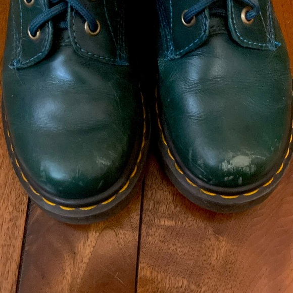 Dr Martens Forest Green 1B99 14 Hole 14 Eye With Side Zipper 4UK 37EU 5USM 6USL - Picture 9 of 12